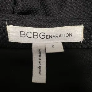 BCBGeneration Pleated School Girl Mini Skirt High Waisted Black Women's Size 0 thumbnail 10