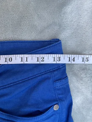 Loro Piana Royal Blue Denim Jeans Luxury Classic Nautical Coastal Preppy size 38 thumbnail 6