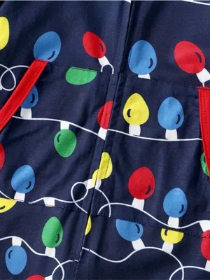 PatPat Christmas Lights Hooded Onesie Pajamas – Women’s Small – New With Tags thumbnail 2