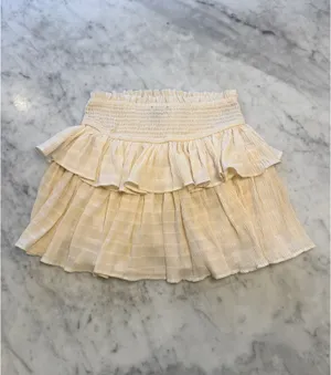 Forever 21 Cream Mini Ruffle Skirt thumbnail 2