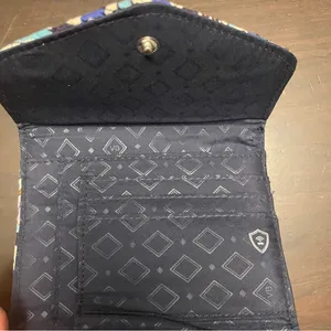 Vera Bradley Euro Wallet Lisbon Medallion RFID Trifold Snap Close Travel Compact thumbnail 8
