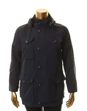 LAUREN RALPH LAUREN Women's Drawstring Waist Button Up Jacket Top TEDO sz S thumbnail 1