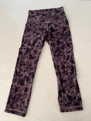 Lululemon Pink Purple Cropped Leggings thumbnail 1