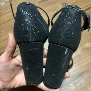 G by Guess Glittery Black Heels thumbnail 9