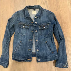 J. Crew Dark Blue Denim Jacket thumbnail 1