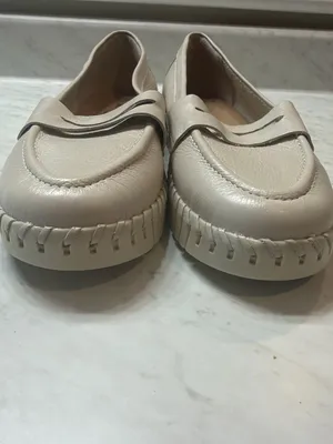 Bottero Comfort Leather Penny Loafers Ivory Cream Size 9/EU 40 Made in Brazil thumbnail 5
