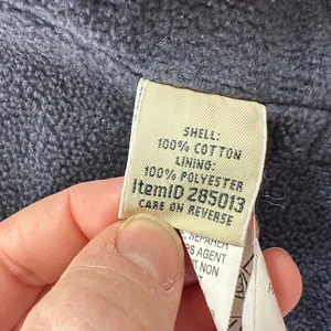L.L. Bean Purple Plaid Fleece Lined Flannel Shirt Jacket Outdoor Cabincore‎ Cozy thumbnail 6