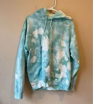tie dye hoodie Green Size M thumbnail 1