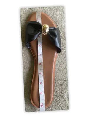 Madden Girl Sunset Black Bow Slide Sandals Size 8.5 NWOT thumbnail 6