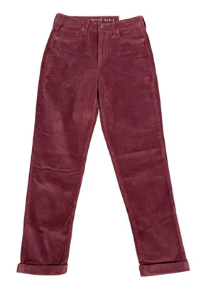 American Eagle Outfitters Women's Corduroy Super Stretch Mom Jeans Rolled Hem thumbnail 1