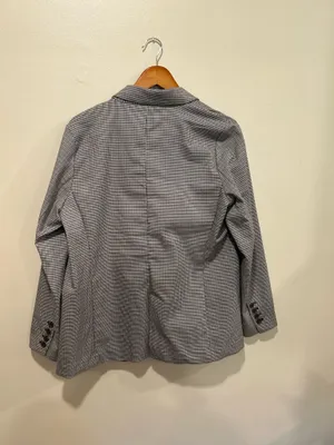 Houndstooth print blazer Gray Size M thumbnail 7
