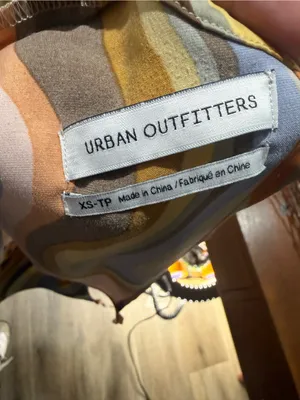Urban Outfitters Multicolor Swirl Crop Top — Pastel Wave Print thumbnail 7