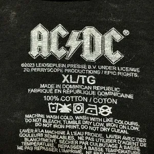 AC/DC High Voltage TNT Heavy Metal Mineral Wash Tee XL thumbnail 4