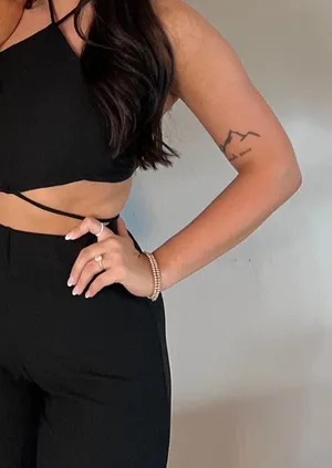 White‎ Fox figure you out jumpsuit set size M thumbnail 1