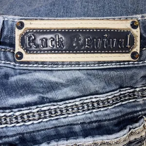 Rock Revival Lanlan Skinny Low Rise Jeans Womens size 26 Rodeo thumbnail 6