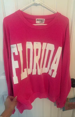 Florida sweatshirt Pink Size M thumbnail 1