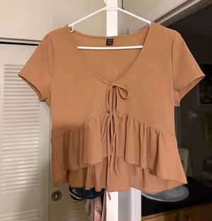Brown Top Shein thumbnail 1