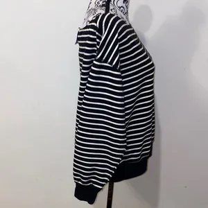 NWT!!American Eagle Outfitters Black & White Off-the-Shoulder Sweater Size Small thumbnail 7