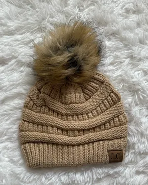 C.C. Beanie with Pom thumbnail 1