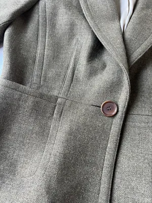 Ann Taylor Green Blazer Jacket - Size 4 thumbnail 6