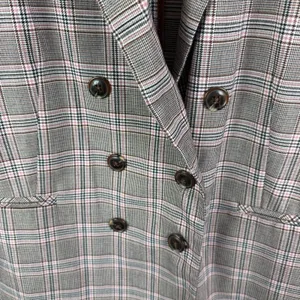 Cato Plaid Double Breasted Blazer Size‎ XL Academia Old Money Preppy Office Work thumbnail 2