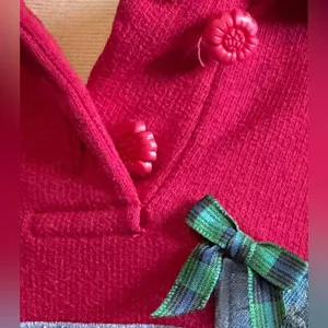 Vintage Pullover Sweatshirt Large Winterberry Holly whimsical unique Christmas‎ thumbnail 5