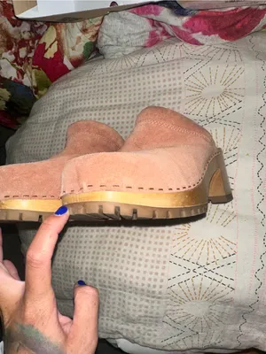 MIA + Free People Karma Clog In Blush $169 MSRP thumbnail 7