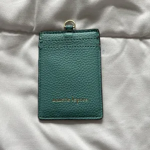 Nanette Lepore‎ Card Case Teal Green ID Holder Credit Card Small Designer thumbnail 5