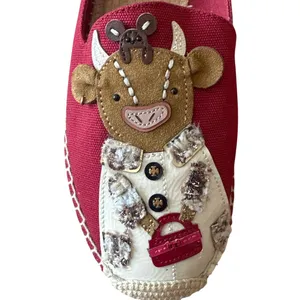 Tory‎ Burch Ozzie Ox Espadrilles Lunar New Year Red Size 9 Rare thumbnail 11