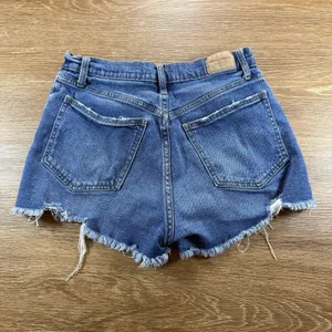 Abercrombie & Fitch Women's High Rise Distressed Denim Shorts Size 6 28 thumbnail 8