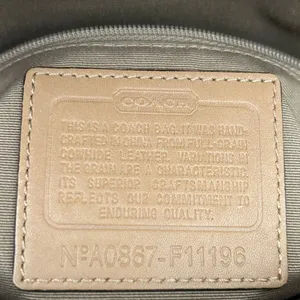 Vintage Coach F11196 Soho Shoulder Bag Tan Leather Buckle Flap Bag Y2K Luxury thumbnail 2