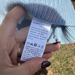 SHEIN Women Blue Cloud Knit Cardigan V-Neck Button Front Sweater Size M thumbnail 3