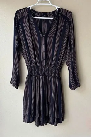 Rails Jasmine Midas Stripe Mini Dress Size Small thumbnail 1