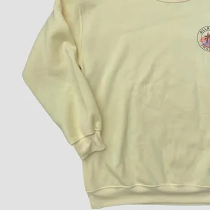 Billabong Yellow Hawaii Sweatshirt Palm Tree Graphic Crewneck Women's M NWOT thumbnail 9
