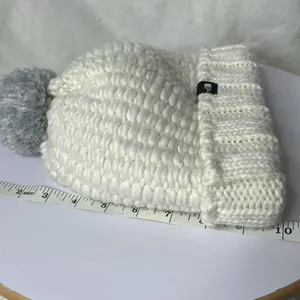 The North Face Unisex Triple Cable Cott Pom Beanie cream One Size thumbnail 10