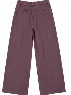 YFB Young Fabulous & Broke Dusty Plum Wide Leg Pants Size S thumbnail 2