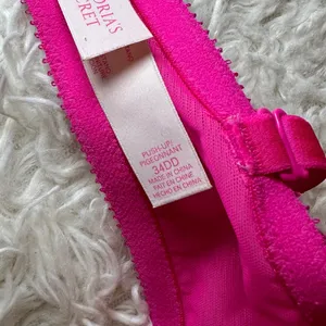 Victoria's Secret Push Up Bra Dream Angels 34DD Pink thumbnail 3