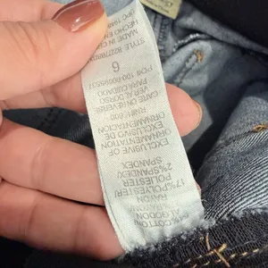 Democracy Ab Technology Blue Distressed Jean Raw Hem Size 6 Stretch‎ Casual thumbnail 5
