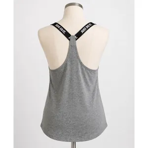 Nike Racerback Tank Gray Athleisure Gym Y2K Sporty Minimalist‎ L thumbnail 2