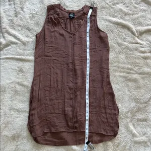 Bobeau Elegant‎ Brown Sleeveless Top thumbnail 6