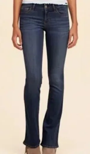 Hollister Boot Cut‎ Short Denim Jeans thumbnail 1