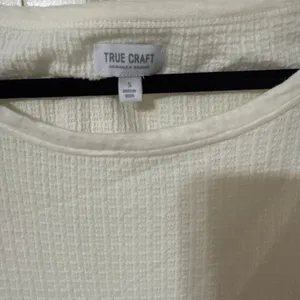 Women's True Craft Lightweight Flowy Cream Top‎ Sz Small Boho Cottage Core thumbnail 4