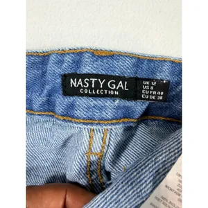 Nasty Gal Jeans Women 8 Blue Straight Leg Organic Cotton Denim High Rise thumbnail 5