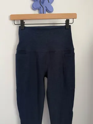 Beyond Yoga Small Spacedye Out Of Pocket High Waist Leggings Navy thumbnail 2