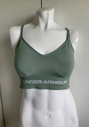 Under Armour vanish seamless low size medium pullover sports bra thumbnail 1