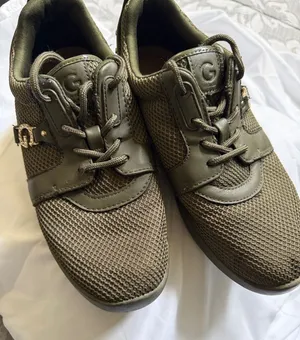 G by Guess Men's Olive Mesh Low-Top Sneakers thumbnail 1