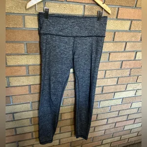 Lululemon Wunder Under Hi-Rise Tight 28" Heathered Black Size 10 thumbnail 3