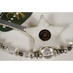 RARE Mary Frances Super Star Silver Gold Beaded Holiday Purse Handbag NEW!! thumbnail 10