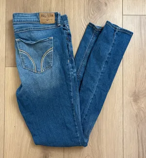 Hollister Low-Rise Skinny Jeans Denim thumbnail 1