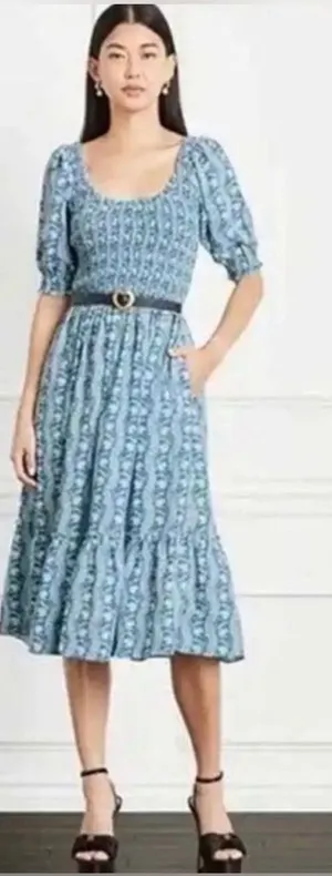 Hill House The Louisa Crepe Nap Dress XS thumbnail 1